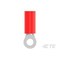Te Connectivity Ring Terminal, #4 Stud Size, 22 AWG, 600 V, Vinyl, PVC Insulated, Red 8-34141-1 - alternate 2